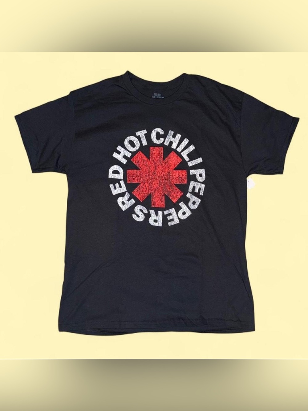 Men’s Red Hot Chili Peppers - Black Graphic Band Tee S M L available